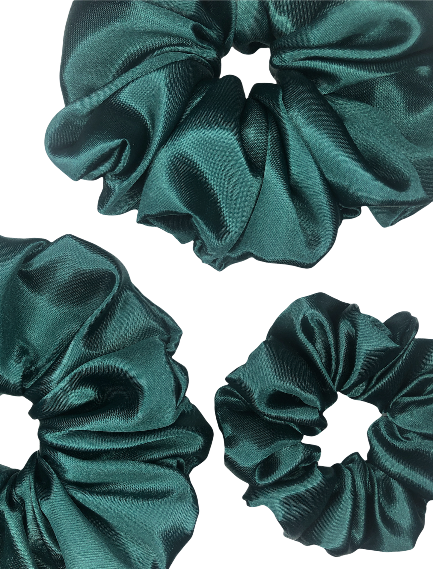 Emerald Green Scrunchies
