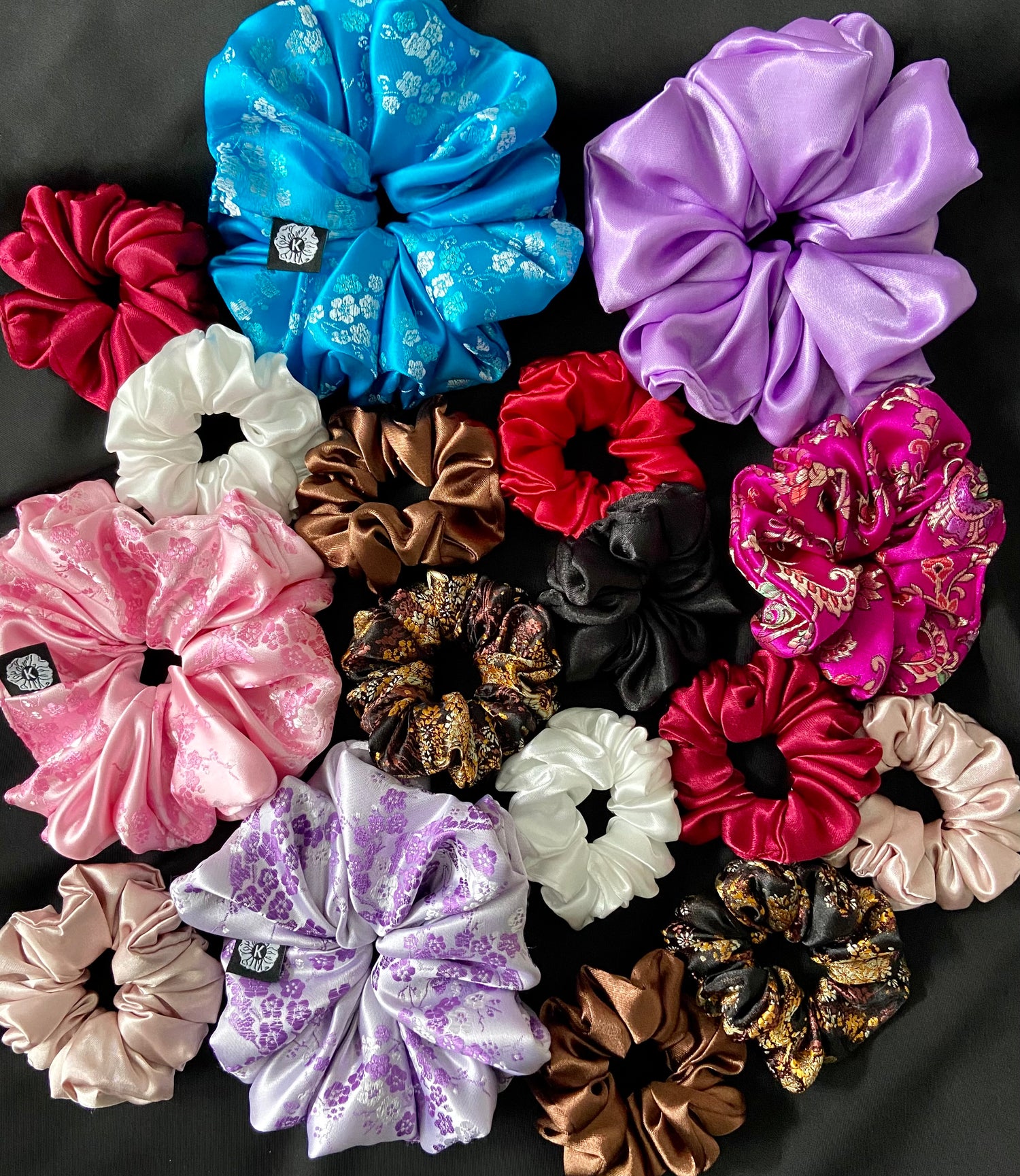 Floral Scrunchies 