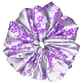 Rani Floral Purple Scrunchies